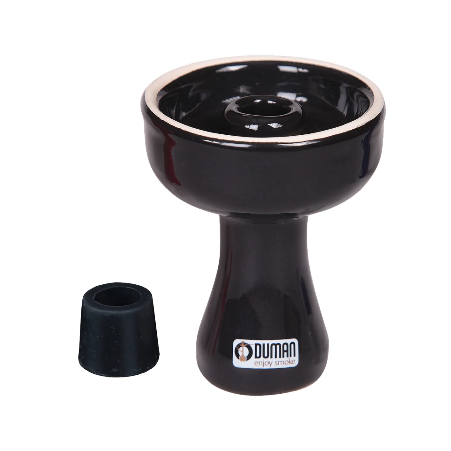CERAMIC BASIC BOWL — BLACK